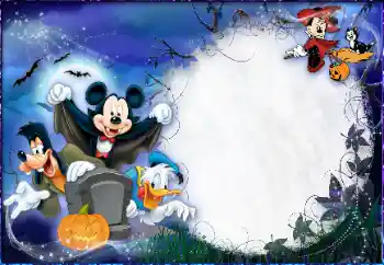Fotografický efekt z kategorie Různé svátky № 175384. Nápis na rámečku: Happy Halloween
