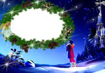 Fotografický efekt z kategorie Pohlednice na Vánoce № 31782 Fotografický efekt z kategorie Pohlednice na Vánoce № 31782