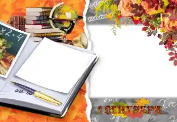 Nápis na rámečku: 1. září