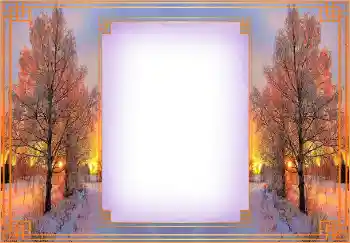 Fotografický efekt z kategorie Zima № 149366 Fotografický efekt z kategorie Zima № 149366