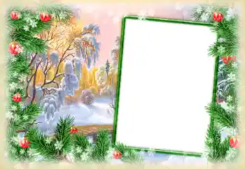 Fotografický efekt z kategorie Zima № 205404 Fotografický efekt z kategorie Zima № 205404