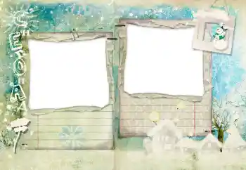 Nápis na rámečku: Snowfall Nápis na rámečku: Snowfall