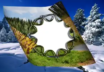 Fotografický efekt z kategorie Zima № 3336 Fotografický efekt z kategorie Zima № 3336