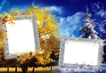 Fotografický efekt z kategorie Zima № 3344 Fotografický efekt z kategorie Zima № 3344