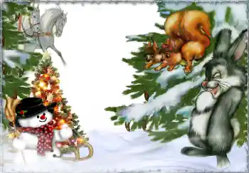 Fotografický efekt z kategorie Zima № 3356 Fotografický efekt z kategorie Zima № 3356