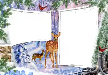 Fotografický efekt z kategorie Zima № 3364 Fotografický efekt z kategorie Zima № 3364