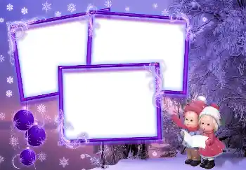 Fotografický efekt z kategorie Zima № 3371 Fotografický efekt z kategorie Zima № 3371