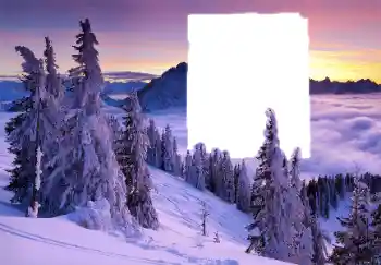 Fotografický efekt z kategorie Zima № 62686