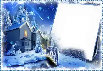 Fotografický efekt z kategorie Zima № 89348 Fotografický efekt z kategorie Zima № 89348