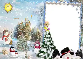 Fotografický efekt z kategorie Zima № 979 Fotografický efekt z kategorie Zima № 979