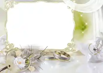 Fotografický efekt z kategorie Svatební rámečky № 149
