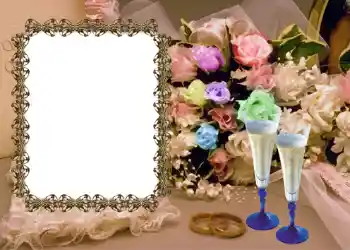 Fotografický efekt z kategorie Svatební rámečky № 154