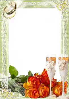 Fotografický efekt z kategorie Svatební rámečky № 1635
