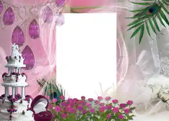 Fotografický efekt z kategorie Svatební rámečky № 80 Fotografický efekt z kategorie Svatební rámečky № 80