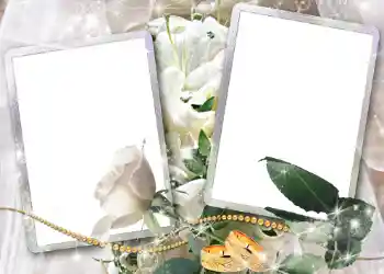 Fotografický efekt z kategorie Svatební rámečky № 94 Fotografický efekt z kategorie Svatební rámečky № 94