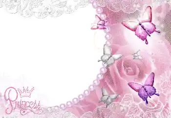 Nápis na rámečku: Princess